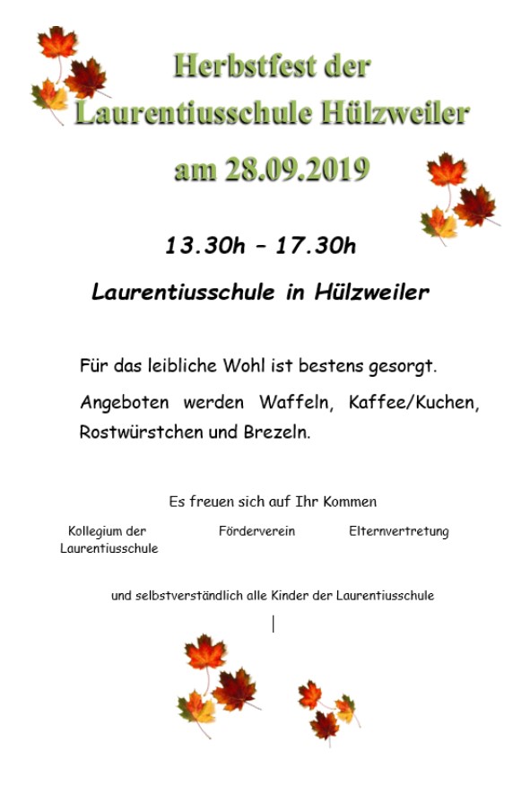 Featured image for “Herbstfest 2019”